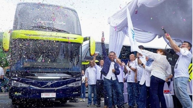 Bus Tingkat Damri Meluncur di dalam tempat Malang, Mewah Banget!